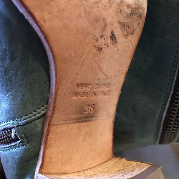 Lemaré Leather Open-Toe Ankle Boots • EU Sz 36 - Picture 7 of 8